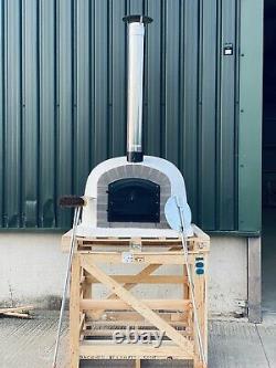 100x100co Brick Outdoor Pizza Ovens With Chrome Flute And Cap Included