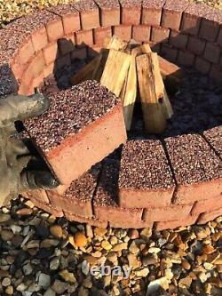 120 cm fire pit brick concrete stones smokeless fireplace wood burner heater