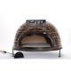 26 In. Large Palermo Brick Styled Wood Burning Outdoor Pizza Oven In Brown