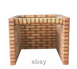 90cm Outdoor BBQ Pizza Oven Stand RED BRICK FOR GARDEN