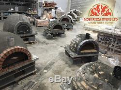 AMAZING BRICK WOOD FIRED OUTDOOR GARDEN PIZZA OVEN 100x100 BLACK STONE SLATE