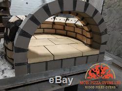 AMAZING OUTDOOR GARDEN BRICK WOOD FIRED PIZZA OVEN 100x100 NATURAL STONE MODEL