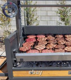 Argentinian Wood-fired Grill with Lifting System BBQ Parrilla Argentina