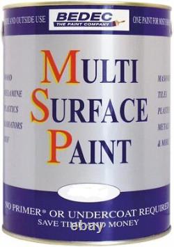 BEDEC 2.5L Multi Surface Paint Gloss All Colours Available