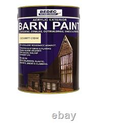 Bedec Barn Paint Semi Gloss Country Cream 5l