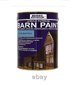 Bedec Barn Paint Semi Gloss Eucalyptus 2.5l