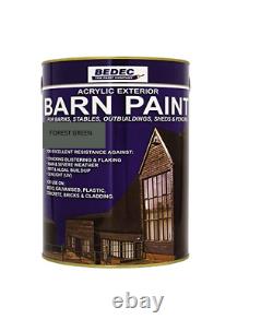 Bedec Barn Paint Semi Gloss Forest Green 2.5l