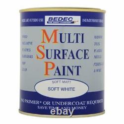 Bedec MSP 2.5L Multi-Surface All in One Paint, Interior and Exterior MATT