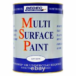 Bedec MSP Multi Surface Paint for Wood Melamine Plastics Radiators NO PRIMER