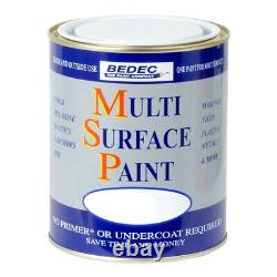 Bedec Multi Surface Paint MSP 2.5l Soft Satin White