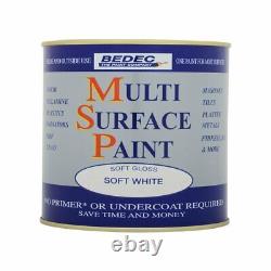 Bedec Multi Surface Paint Msp Soft Gloss Soft White 2.5l