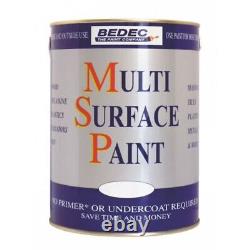 Bedec Multi Surface Paint Soft Satin Anthracite 2.5ltr BEDE2KBA017/70
