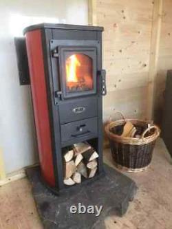 Blist STOVE 3 Colours choose cast Man cave shed log Wood Burner Multifuel stove