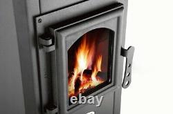 Blist STOVE 3 Colours choose cast Man cave shed log Wood Burner Multifuel stove