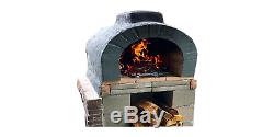 Brick Oven Plans DIY Outdoor Cooking Pizza Patio Party Ribs Backyard Woodfire