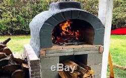 Brick Oven Plans DIY Outdoor Cooking Pizza Patio Party Ribs Backyard Woodfire