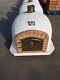 Brick Wood Fired Outdoor Pizza Oven 100cm White Deluxe Damaged