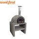 Brick Outdoor Wood Fired Pizza Oven 100cm Prestige Solid Cast Iron Door And Base