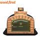 Brick Outdoor Wood Fired Pizza Oven 100cm Black Exclusive Model