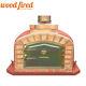 Brick Outdoor Wood Fired Pizza Oven 100cm Brick Red Exclusive Model
