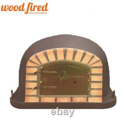 Brick outdoor wood fired Pizza oven 100cm brown forno model