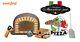 Brick Outdoor Wood Fired Pizza Oven 100cm Brown Forno Model Package