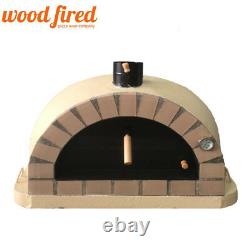 Brick outdoor wood fired Pizza oven 100cm sand Pro-Italian cream brick
