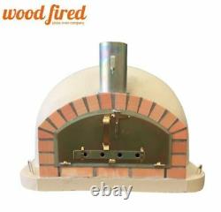 Brick outdoor wood fired Pizza oven 100cm sand premium Italian model