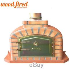 Brick outdoor wood fired Pizza oven 100cm terracotta exclusive model