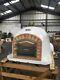 Brick Outdoor Wood Fired Pizza Oven 100cm White Deluxe Model (courier Damage 1)