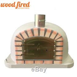 Brick outdoor wood fired Pizza oven 100cm x 100cm Deluxe extra model stone