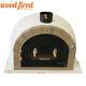 Brick Outdoor Wood Fired Pizza Oven 100cm X 100cm Pro-deluxe Model