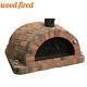 Brick Outdoor Wood Fired Pizza Oven 110cm Brick Dome