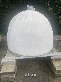 Brick outdoor wood fired Pizza oven 110cm white Deluxe model
