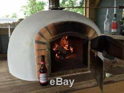 Brick outdoor wood fired Pizza oven 110cm x 110cm Amigo Ovens