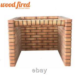 Brick outdoor wood fired Pizza oven 80cm Deluxe extra model with matching stand