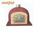 Brick Outdoor Wood Fired Pizza Oven 80cm X 80cm Supreme Model Chimney Mount