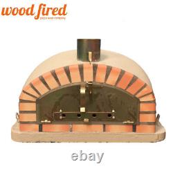 Brick outdoor wood fired Pizza oven 90cm sand Italian model