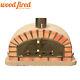 Brick Outdoor Wood Fired Pizza Oven 90cm Sand Italian Model