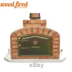 Brick outdoor wood fired Pizza oven 90cm white exclusive model