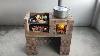Build An Outdoor Wood Stove From Bricks And Cement