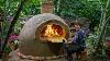 Built Giant Mud Oven And Cooking Country Style Bread