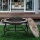 Cast Iron Garden Mosaic Bbq Fire Pit Table Barbeque Firepit Outdoor Heater Stove