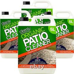 Cleenly Patio Cleaner Organic Decking Mould Moss Killer Brick Magic Fluid 20L