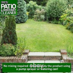 Cleenly Patio Drive Way Brick Cleaner 20L Green Mould Algae Killer 25% Stronger