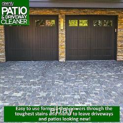 Cleenly Patio Drive Way Brick Cleaner 20L Green Mould Algae Killer 25% Stronger