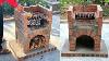 Construction Of Outdoor Grill From Red Brick Cement Ideas