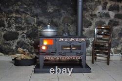 Cooker, Fireplace Cooking Oven, Wood & Charcoal Indoor Cooking Heating stove