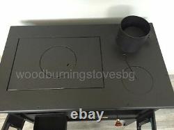 Cooking Wood Burning Stove Oven Cooker Fireplace Cast Iron Top Prity 1P34L10kW