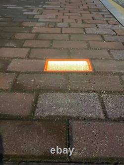 Drart Solar Path Lights Paver Brick Landscape Pathway Light, IP67 Waterproof 8X4